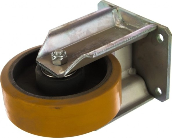 Колесная опора большегрузная TELLURE ROTA 648854 неповоротная, 150 мм, 700 кг