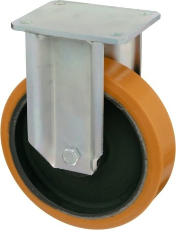 Колесная опора большегрузная TELLURE ROTA 648856 неповоротная, 200 мм, 1000 кг