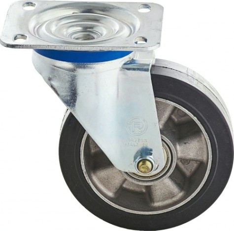 Колесная опора большегрузная TELLURE ROTA 724506 поворотная, 200 мм, 500 кг