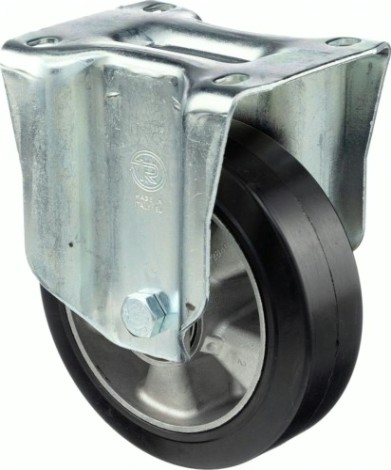 Колесная опора большегрузная TELLURE ROTA 725206 неповоротная, 200 мм, 500 кг