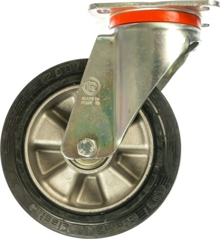 Колесная опора большегрузная TELLURE ROTA 727516 поворотная, 200 мм, 500 кг