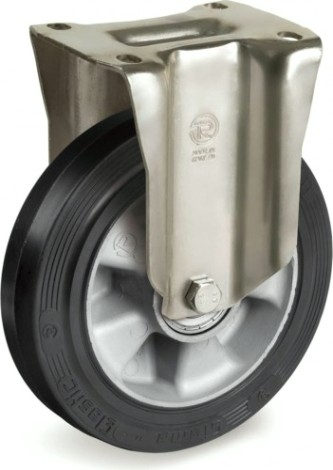 Колесная опора большегрузная TELLURE ROTA 728516 неповоротная, 200 мм, 500 кг