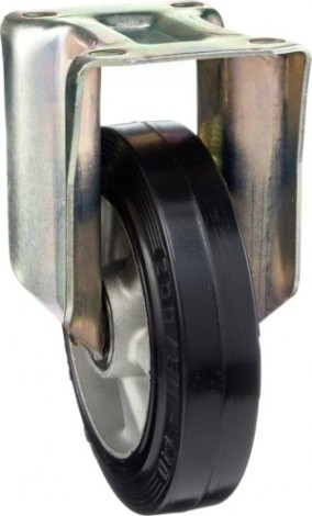 Колесная опора большегрузная TELLURE ROTA 728516 неповоротная, 200 мм, 500 кг