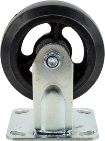 Колесная опора большегрузная TOR FCd 54 чугунное 125 мм (неповорот., площадка, черн. рез., [1024164]