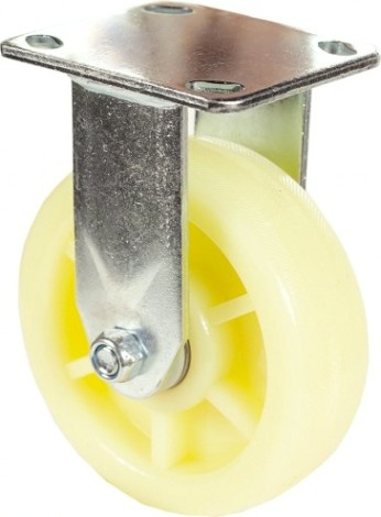 Колесная опора большегрузная TOR FCdn 46 нейлоновое 100 мм (площадка, неповоротн., шарикопо [1024226]