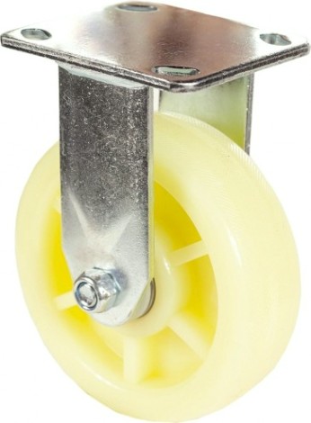 Колесная опора большегрузная TOR FCdn 63 нейлоновое 150 мм (площадка, неповоротн., шарикопо [1024228]