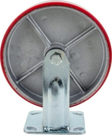 Колесная опора большегрузная TOR FCp 80 полиуретан 200 мм (неповорот., площадка, роликопод [1003218]