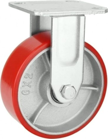 Колесная опора большегрузная TOR FCp 92 полиуретан 75 мм, ширина-30 (непов., площ., шарико [1027218]