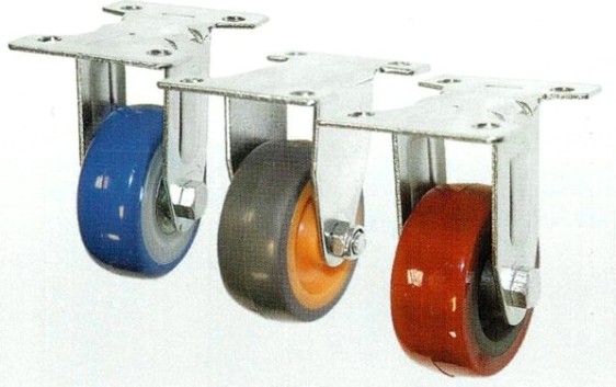 Колесная опора мебельная LONGWAY FCn 25 неповоротная, нейлон, D-50 мм [09000951]