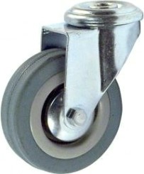 Колесная опора мебельная LONGWAY Scg25 поворотная, D-50 мм Колесная опора мебельная LONGWAY Scg25 поворотная, D-50 мм