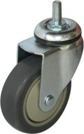 Колесная опора мебельная LONGWAY SCtk 93 поворотная, терморезина, D-75 мм Колесная опора мебельная LONGWAY SCtk 93 поворотная, терморезина, D-75 мм