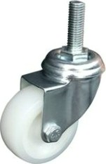 Колесная опора мебельная LONGWAY SCtn 25 поворотная, нейлон, болт 10 мм, D-50 мм Колесная опора мебельная LONGWAY SCtn 25 поворотная, нейлон, болт 10 мм, D-50 мм