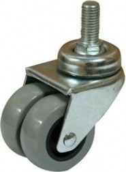 Колесная опора мебельная LONGWAY SCtnd 15 поворотная, нейлон, болт 12 мм, D-37 мм Колесная опора мебельная LONGWAY SCtnd 15 поворотная, нейлон, болт 12 мм, D-37 мм