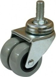 Колесная опора мебельная LONGWAY SCtnd 25 поворотная, нейлон, болт 10 мм, D-50 мм Колесная опора мебельная LONGWAY SCtnd 25 поворотная, нейлон, болт 10 мм, D-50 мм