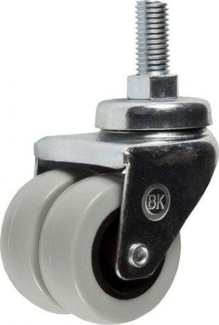 Колесная опора мебельная LONGWAY SCtnd 25 поворотная, нейлон, болт 12 мм, D-50 мм [01131010]