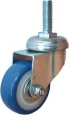 Колесная опора мебельная LONGWAY SCtv 25 поворотная, нейлон, болт 10 мм, D-50 мм [01230660]