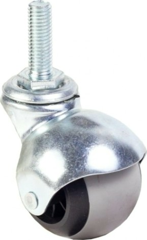 Колесная опора мебельная TOR SCmt 20 (штырь, серая резина) 40 мм. [1027289]