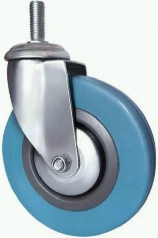 Колесная опора мебельная TOR SCtv 25 синее 50 мм (болт, покрытие из поливинилхлорида, п [1027143]