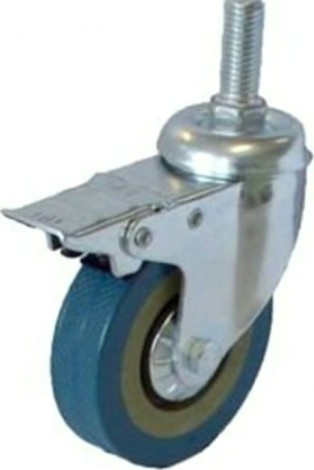 Колесная опора мебельная TOR SCtvb 26 синее 50 мм (болт, тормоз, поливинилхлорид, полипр [1027145]