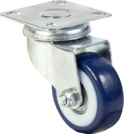 Колесная опора мебельная TOR SCv 25 синее 50 мм (площадка, покрытие из поливинилхлорид [1027147]