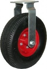 Колесная опора пневматическая LONGWAY PRF100 неповоротная, платформенное крепление Колесная опора пневматическая LONGWAY PRF100 неповоротная, платформенное крепление