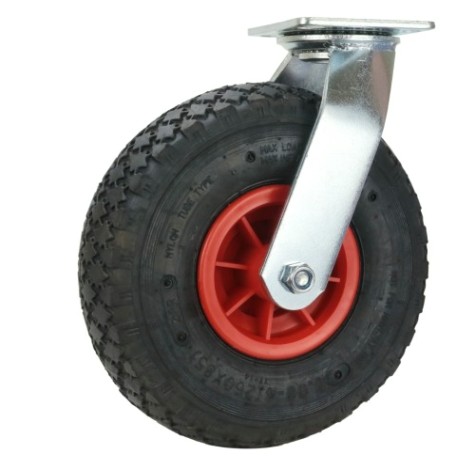 Колесная опора пневматическая СТЕЛЛА-ТЕХНИК 1120-255-1-SW поворотная Колесная опора пневматическая СТЕЛЛА-ТЕХНИК 1120-255-1-SW поворотная