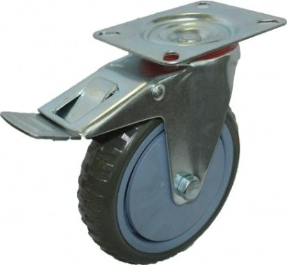 Колесная опора промышленная MFK-TORG LIT4002125 поворотная 125 мм [4001125-ЛИТ]