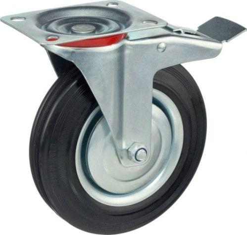 Колесная опора промышленная MFK-TORG SCB63 поворотная с тормозом 160 мм [4003160]