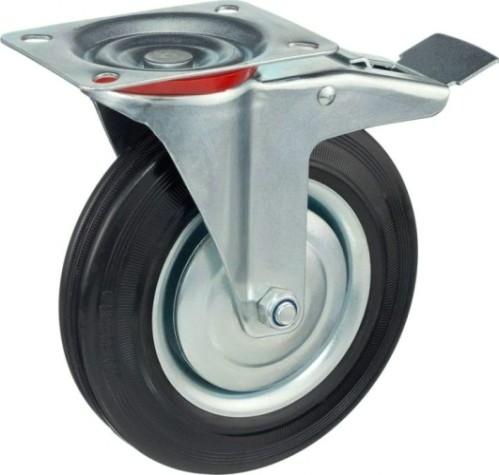 Колесная опора промышленная MFK-TORG SCB80 поворотная с тормозом 200 мм [4003200]