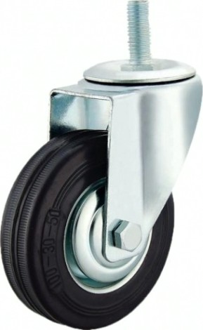 Колесная опора промышленная MFK-TORG SCT93M12 поворотная болтовое крепление М12 75 мм [4008075 М12]