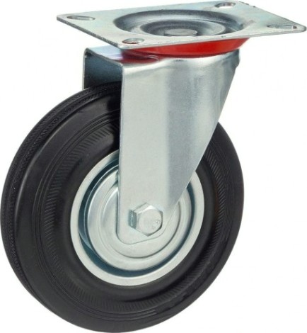Колесная опора промышленная СТЕЛЛА-ТЕХНИК 4001-100 поворотная, 100 мм, 70 кг Колесная опора промышленная СТЕЛЛА-ТЕХНИК 4001-100 поворотная, 100 мм, 70 кг