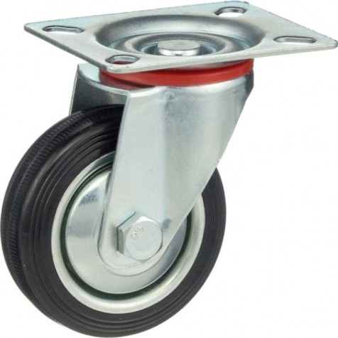 Колесная опора промышленная СТЕЛЛА-ТЕХНИК 4001-75 поворотная, 75 мм, 50 кг Колесная опора промышленная СТЕЛЛА-ТЕХНИК 4001-75 поворотная, 75 мм, 50 кг