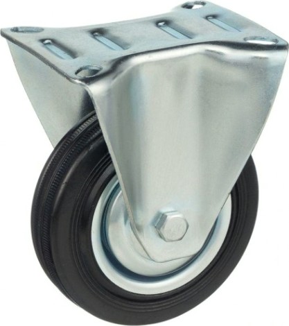 Колесная опора промышленная СТЕЛЛА-ТЕХНИК 4002-100 неповоротная, 100 мм, 70 кг Колесная опора промышленная СТЕЛЛА-ТЕХНИК 4002-100 неповоротная, 100 мм, 70 кг