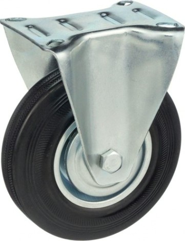 Колесная опора промышленная СТЕЛЛА-ТЕХНИК 4002-125 неповоротная, 125 мм, 100 кг Колесная опора промышленная СТЕЛЛА-ТЕХНИК 4002-125 неповоротная, 125 мм, 100 кг