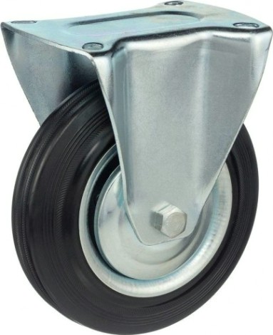 Колесная опора промышленная СТЕЛЛА-ТЕХНИК 4002-160 неповоротная, 160 мм, 145 кг [6973720468037]
