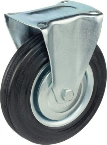 Колесная опора промышленная СТЕЛЛА-ТЕХНИК 4002-200 неповоротная, 200 мм, 185 кг [6973720468068]
