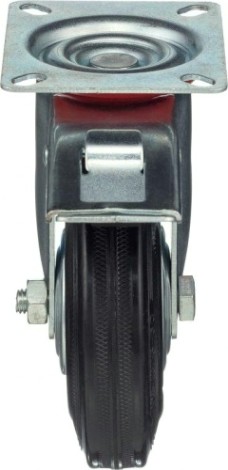 Колесная опора промышленная СТЕЛЛА-ТЕХНИК 4003-125 поворотная с тормозом, 125 мм, 100 кг