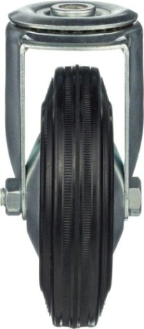 Колесная опора промышленная СТЕЛЛА-ТЕХНИК 4004-125 поворотная, под болт 12 мм, 125 м, 100 кг