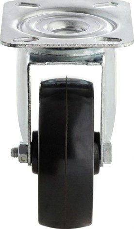 Колесная опора промышленная TELLURE ROTA 677 314 термостойкое поворотное, диаметр 150мм [677314]