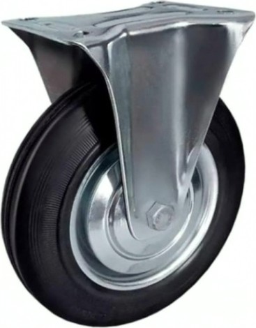 Колесная опора промышленная TOR FC 92 75 мм (площадка, неповоротн., черн. рез., роликопо [1025350]