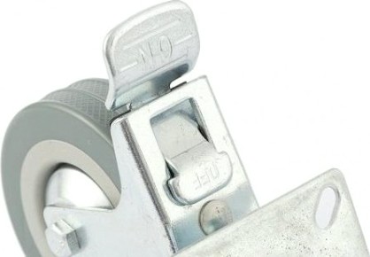 Колесная опора СИБРТЕХ d-50мм поворотная с тормозом [68719]