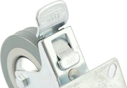 Колесная опора СИБРТЕХ d-75мм поворотная с тормозом [68720]