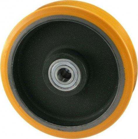 Колесо большегрузное TELLURE ROTA 642156 под ось, полиуретан, 200 мм, 1000 кг