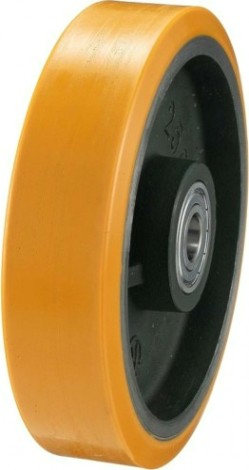 Колесо большегрузное TELLURE ROTA 642156 под ось, полиуретан, 200 мм, 1000 кг