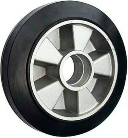 Колесо большегрузное TOR D70 180х50 мм (резина,без подшипника) [1000300]