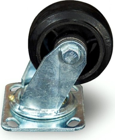 Колесо большегрузное TOR SCd 42 чугунное 100 мм (поворот., площадка, черн. рез., р [1024156]