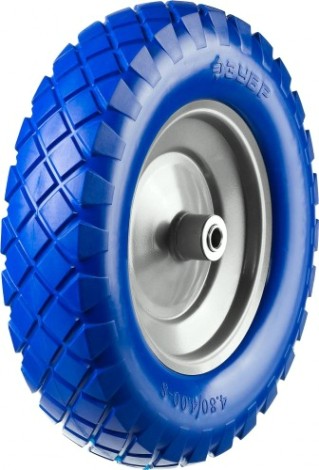 Колесо для тачки ЗУБР КПУ-2 полиуретановое 380 мм [39912-2]