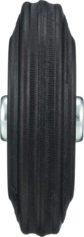 Колесо из литой резины TELLURE ROTA 533103 под ось, 125 мм, 130 кг