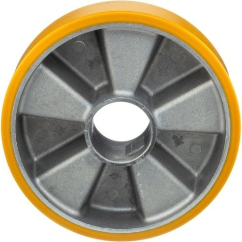 Колесо из литой резины TELLURE ROTA 653106 под ось, 200 мм, 850 кг