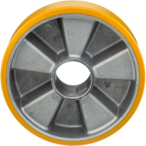 Колесо из литой резины TELLURE ROTA 654103 под ось, 125 мм, 400 кг